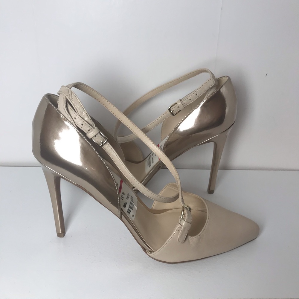 Nine West Nude & Rose Gold Heels 👠